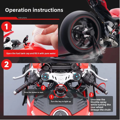 1/7 Large Size Ducati V4 Die-cast Model