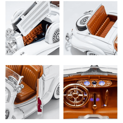 1/18 Scale Large Size Mercedes Benz 500K Die-cast Model Car