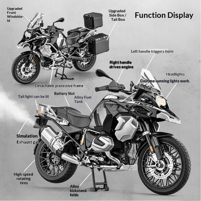 1/6 Scale BMW R 1250 GS Remote Control Die-cast Model
