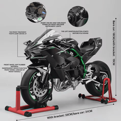 1/6 Scale Kawasaki ninja H2R Die-cast Model