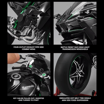 1/6 Scale Kawasaki ninja H2R Die-cast Model