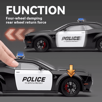 1/24 Scale Dodge Challenger SRT Hellcat Die-cast Model Police Car