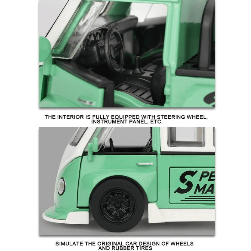 1/32 Scale Volkswagen Samba T1 Die-cast Car