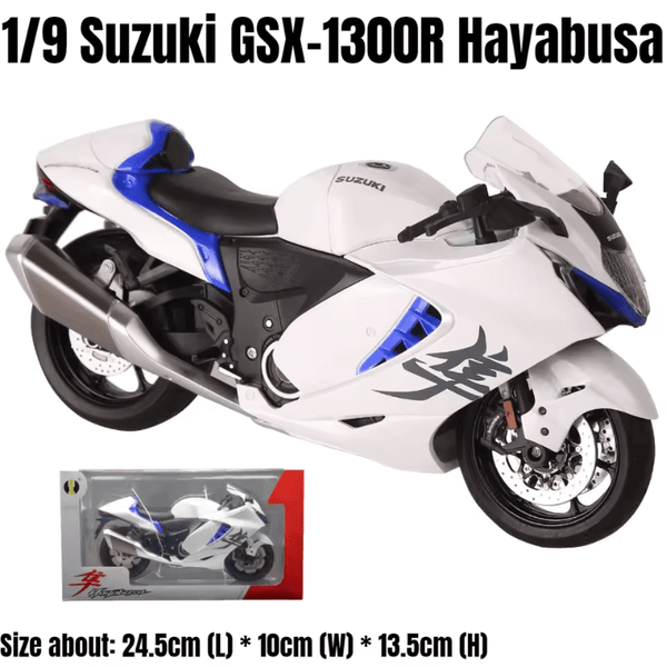 1/9 Scale Suzuki Hayabusa GSX-1300R Die-cast Model Car