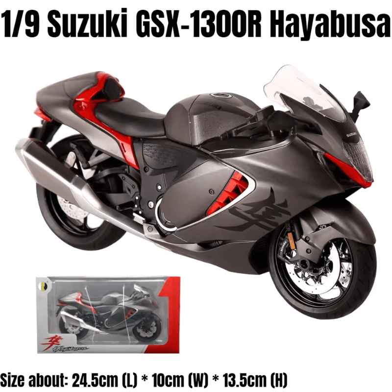 1/9 Scale Suzuki Hayabusa GSX-1300R Die-cast Model Car