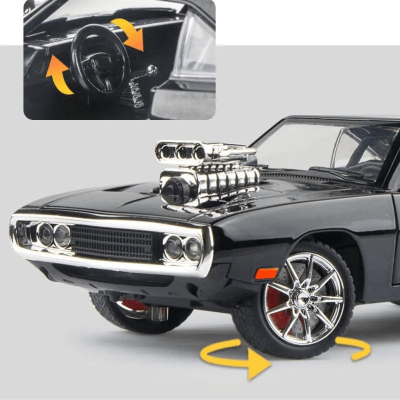 1/24 Scale Dodge Charger Alloy Muscle Car Model