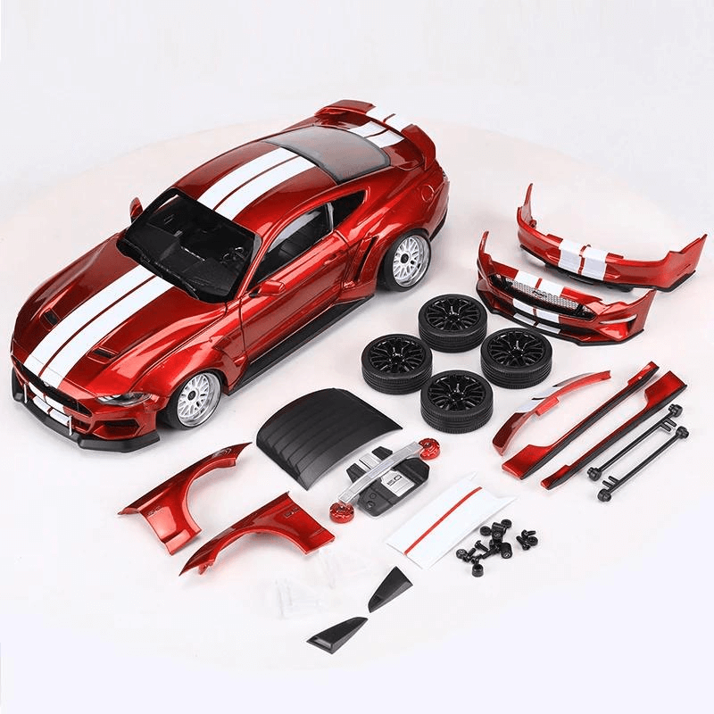 1:18 Scale Mustang GT Wide Body Kit Pack Alloy Model Car