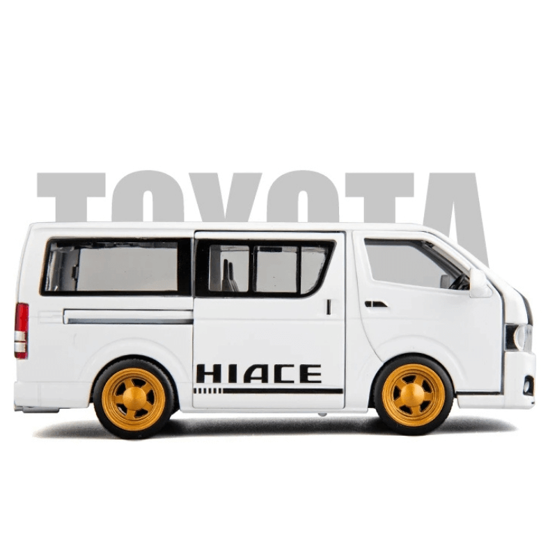 1/32 Scale Toyota Hiace Full Open Die-cast Model car