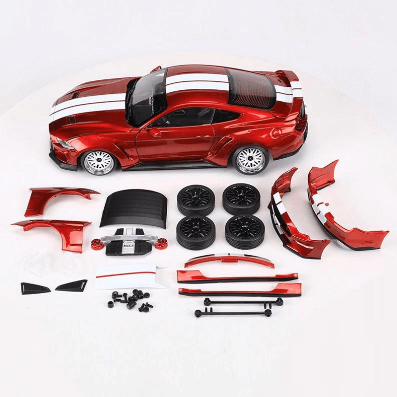 1:18 Scale Mustang GT Wide Body Kit Pack Alloy Model Car