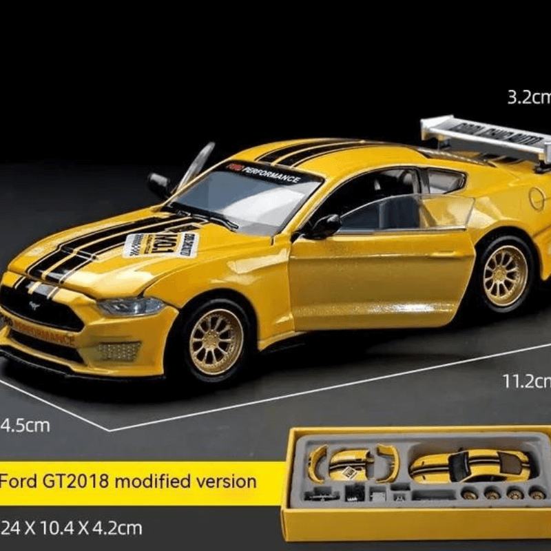 1/42 Scale Ford Mustang Die-cast Model Car