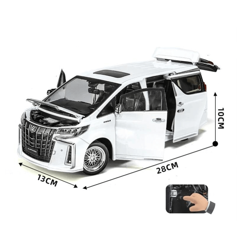 1/18 Scale Toyota Alphard Die-cast Model Car