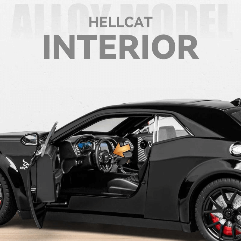 1/24 Scale Dodge Challenger SRT Hellcat Die-cast Model Car