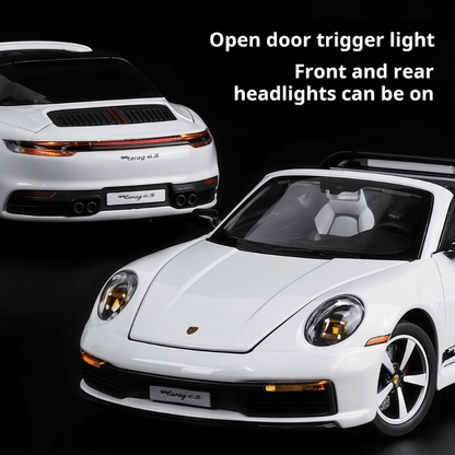 1/32 Scale Porsche 911 Targa Convertible Die-cast Model Car