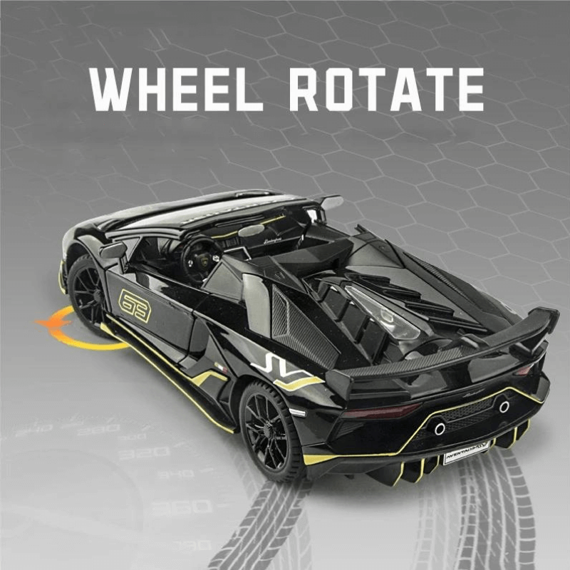 1/24 Scale Lamborghini Aventador SVJ 63 Die-cast Model Car