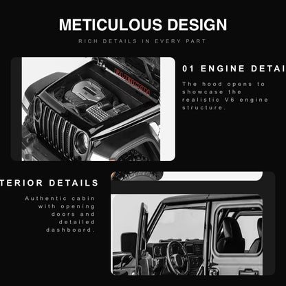 1/22 Scale Jeep Wrangler Die-cast Model Car