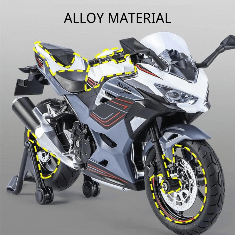 1/12 Scale Kawasaki Ninja 400 Alloy Model