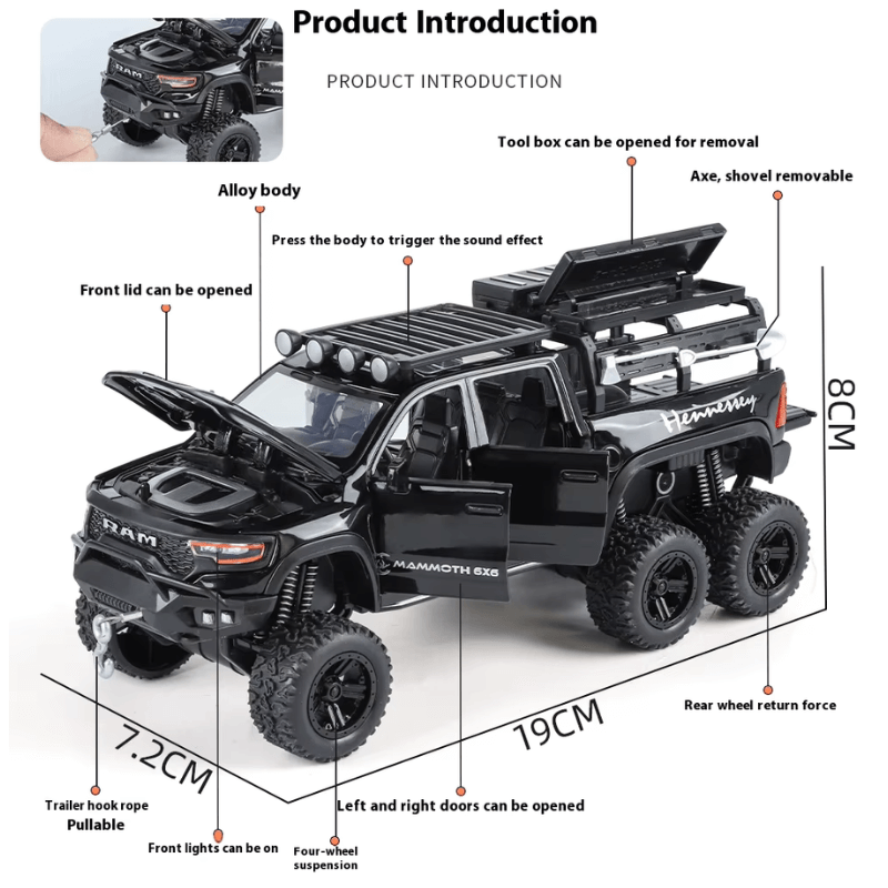 1/32 Scale  Dodge RAM Mammoth Pickup Die-cast Model Car