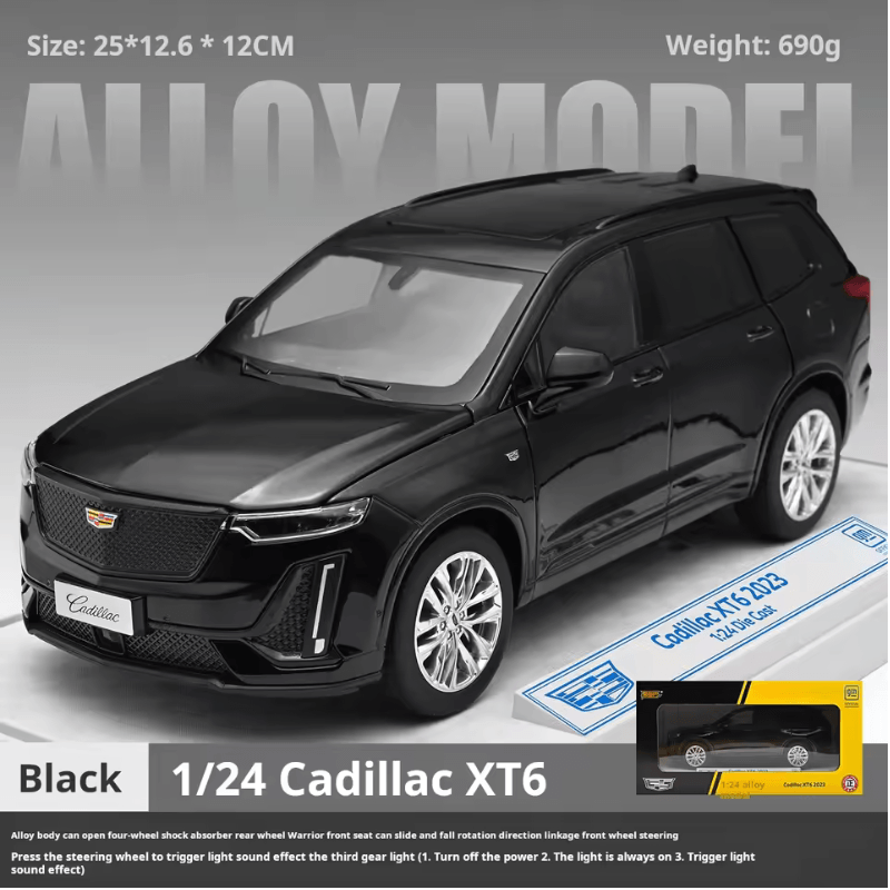 1/24 Scale Cadillac XT6 Die-cast Model Car