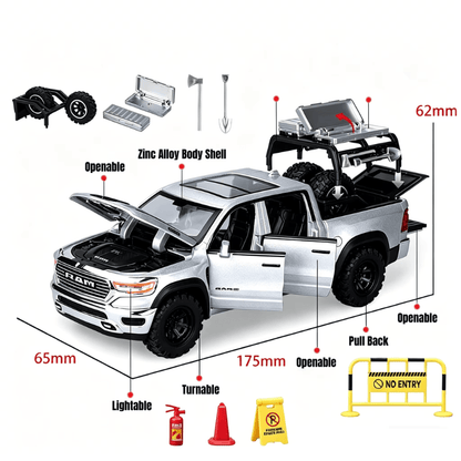 1/32 Scale Dodge RAM 1500 TRX Pickup Truck Die-cast Model Car