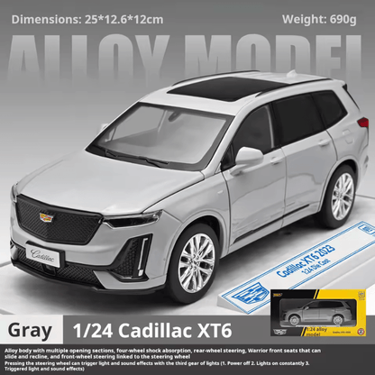 1/24 Scale Cadillac XT6 Die-cast Model Car