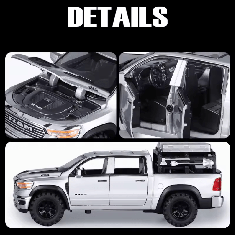 1/32 Scale Dodge RAM 1500 TRX Pickup Truck Die-cast Model Car
