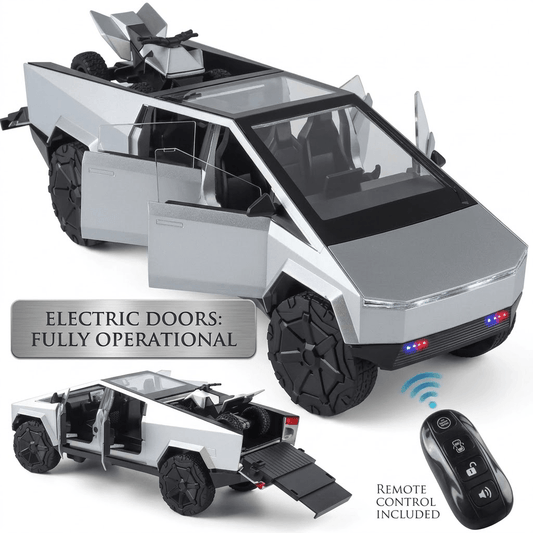 1/24 Scale RC Tesla Cybertruck Pickup Die-cast Model Car