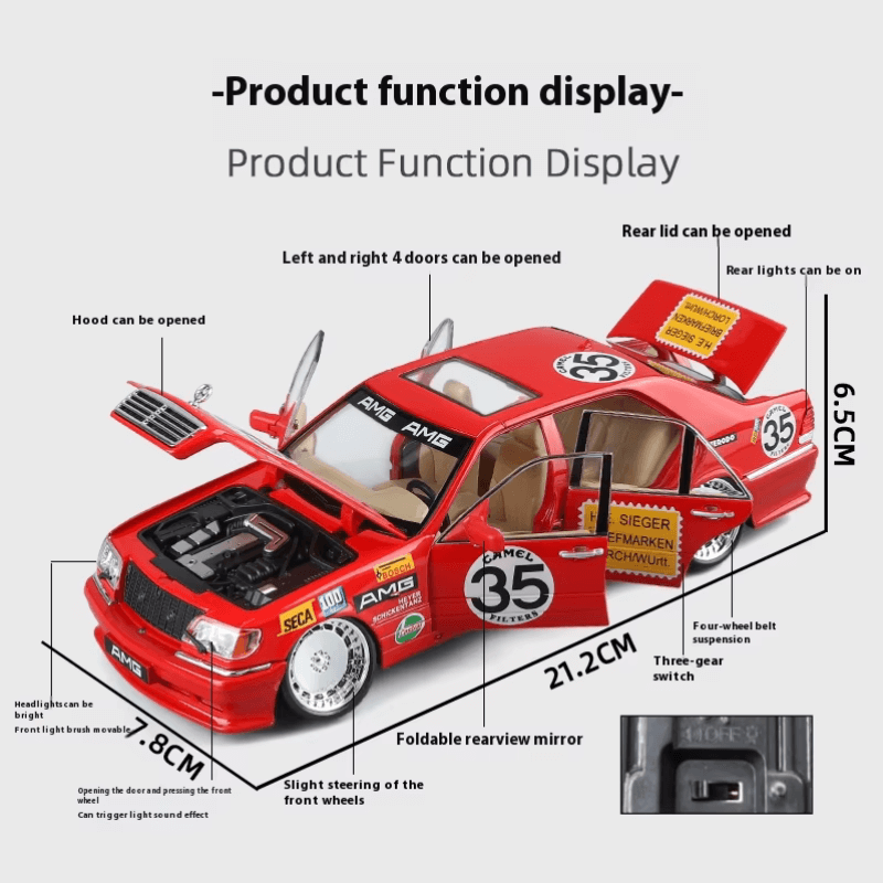 1/24 Scale Mercedes Benz S-Class W140 Die-cast Model Car