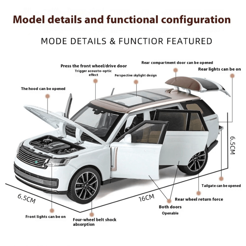 1/32 Scale Range Rover Die-cast Model Car