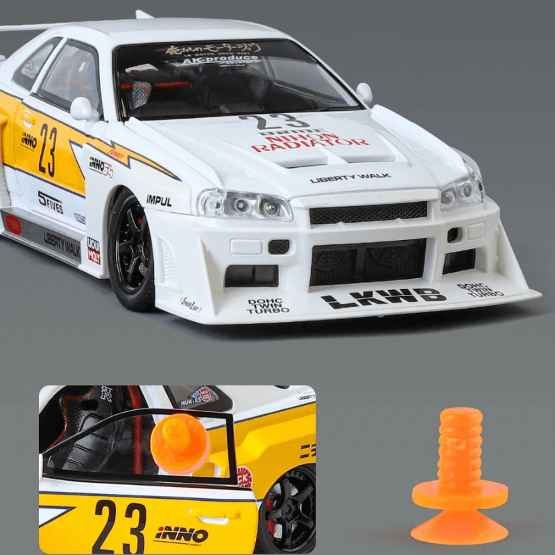 1/24 Scale Nissan Skyline GT-R R34 Die-cast Model Car