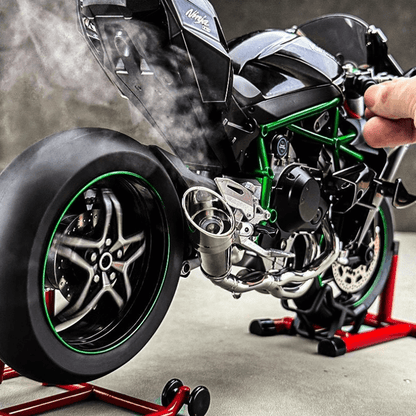Kawasaki Ninja H2R 1/6スケールモデル Amazon.com: HTLNUZD 1/6 Scale H2R Alloy Diecast Motorcycle
