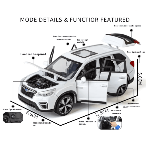 1/32 Scale Subaru Forester Die-cast Model Car