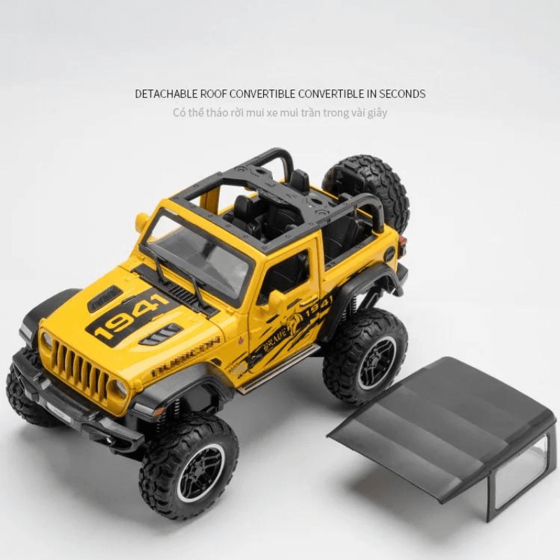 1/20 Scale Jeep Wrangler Rubicon Die-cast Model Car