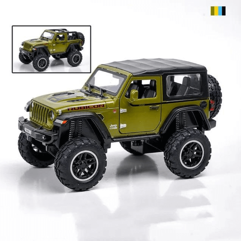 1/20 Scale Jeep Wrangler Rubicon Die-cast Model Car