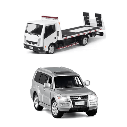 1/32 Scale PAJERO + 1/32 Scale Nissan TRAILER