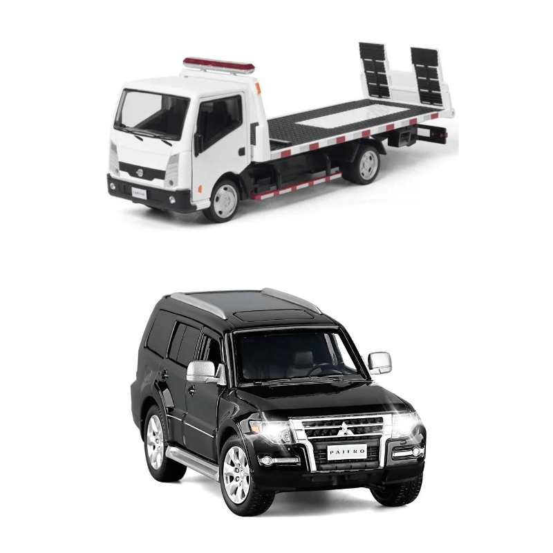 1/32 Scale PAJERO + 1/32 Scale Nissan TRAILER