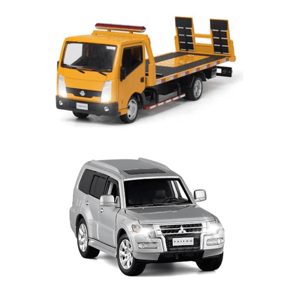 1/32 Scale PAJERO + 1/32 Scale Nissan TRAILER