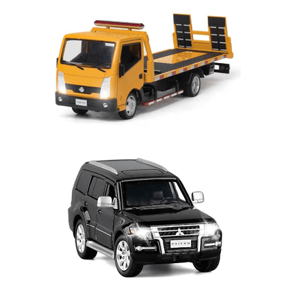 1/32 Scale PAJERO + 1/32 Scale Nissan TRAILER