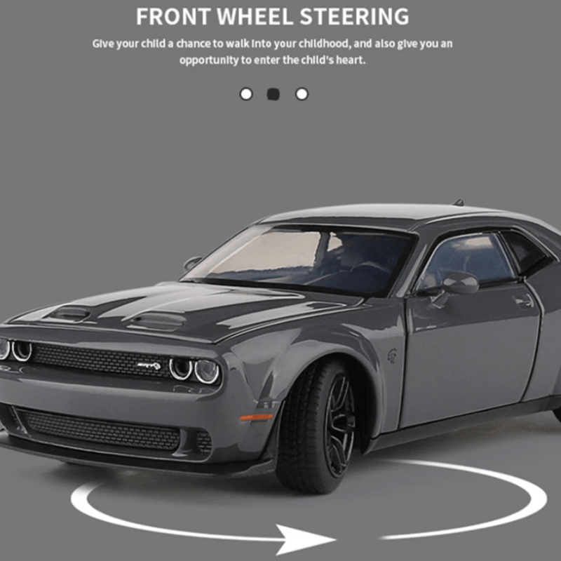 1/32 Dodge Challenger SRT Alloy Musle Car1/32 Scale Dodge Challenger SRT Alloy Musle Die-cast Model Car