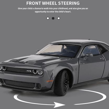 1/32 Dodge Challenger SRT Alloy Musle Car1/32 Scale Dodge Challenger SRT Alloy Musle Die-cast Model Car