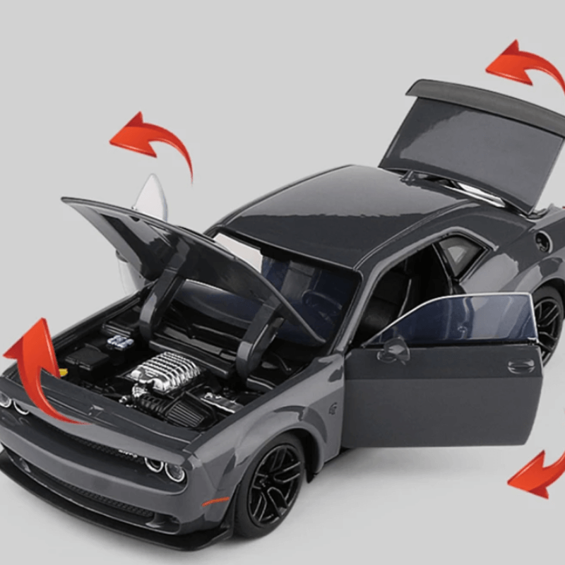 1/32 Scale Dodge Challenger SRT Alloy Musle Die-cast Model Car