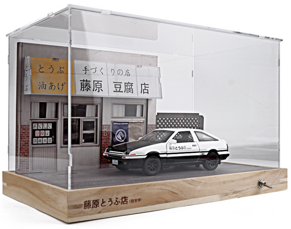 AE86 Fujiwara Tofu Store Simulation Parking Lot Model