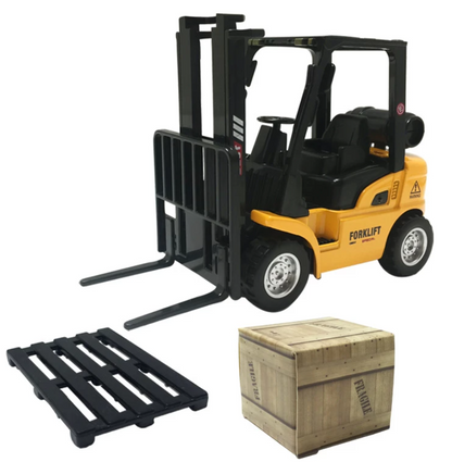 Alloy Diecast Forklift Model Windup Pullback Truck Model