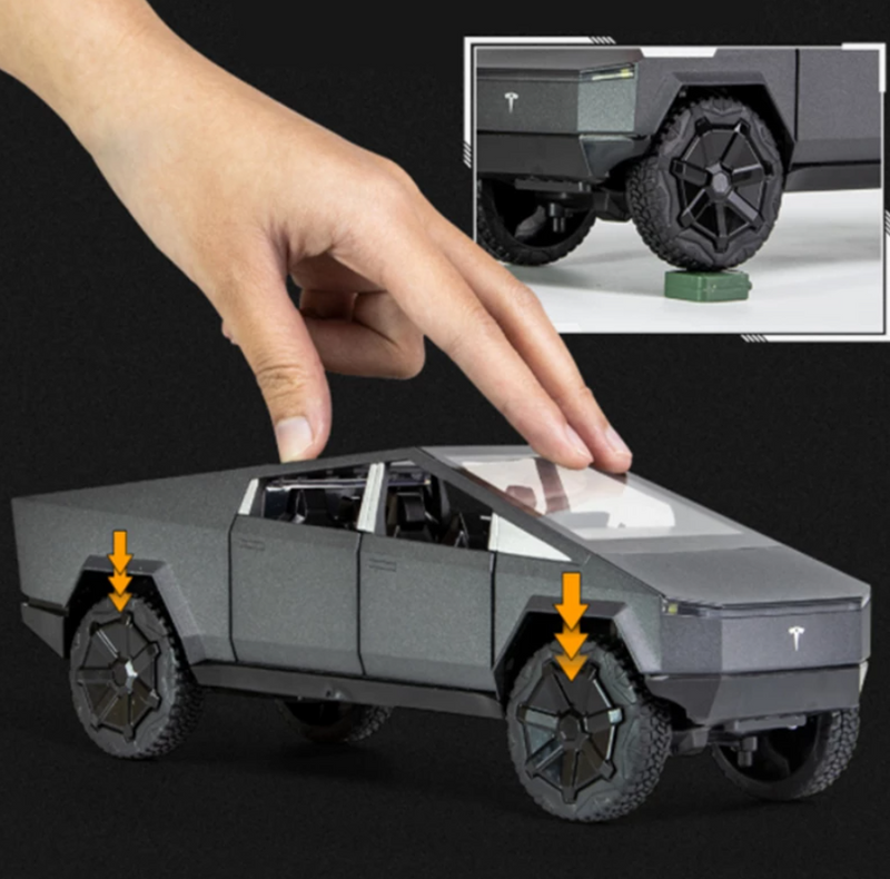 Tesla Cybertruck Pickup with Sound&light 1:24 Diecast Replica Model