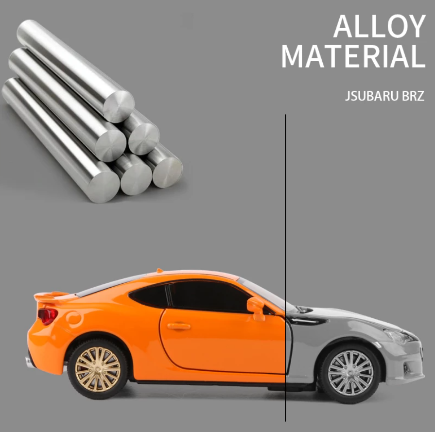 1/32 Subaru BRZ Alloy Sports Car Model