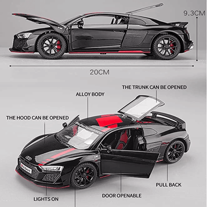 1/24 AUDI R8 V10 Plus Alloy Sports Car Model