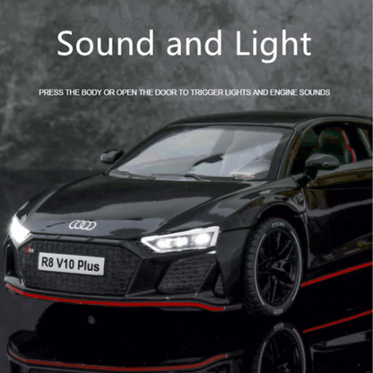 1/24 AUDI R8 V10 Plus Alloy Sports Car Model