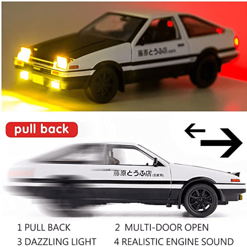 1:20 AE86 model car Diecast Metal Toy