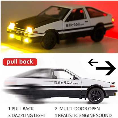 1:20 AE86 model car Diecast Metal Toy