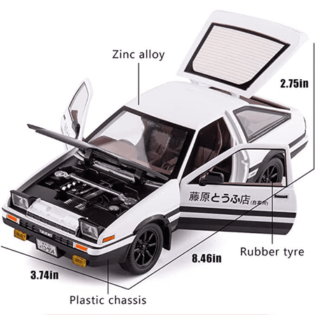 1:20 AE86 model car Diecast Metal Toy