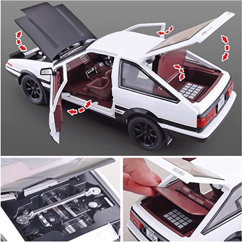 1:20 AE86 model car Diecast Metal Toy